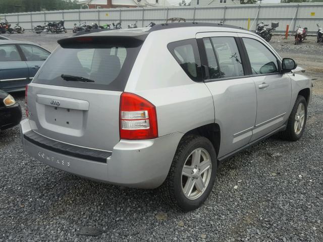 1J4NF4FB3AD584774 - 2010 JEEP COMPASS SP SILVER photo 4