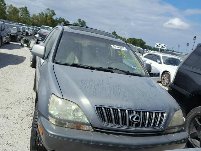 JTJGF10U310112134 - 2001 LEXUS RX 300 SILVER photo 9