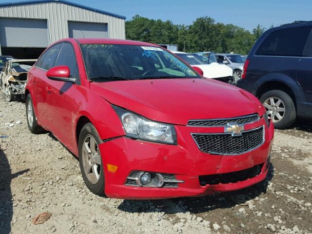 1G1PF5SC5C7349290 - 2012 CHEVROLET CRUZE LT RED photo 1