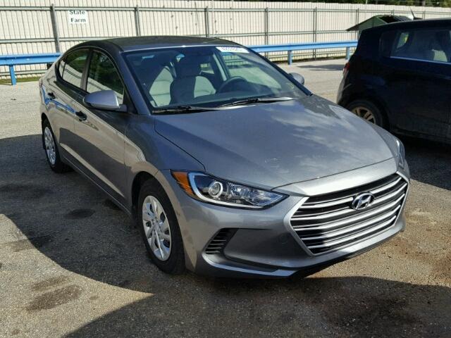 KMHD74LF5HU421118 - 2017 HYUNDAI ELANTRA SE GRAY photo 1