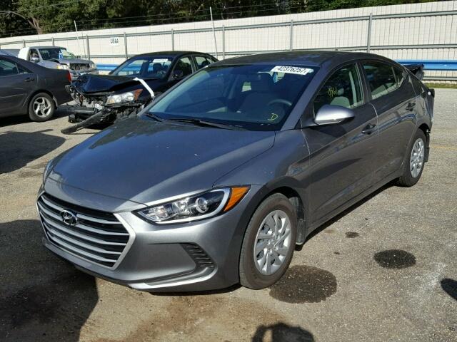 KMHD74LF5HU421118 - 2017 HYUNDAI ELANTRA SE GRAY photo 2