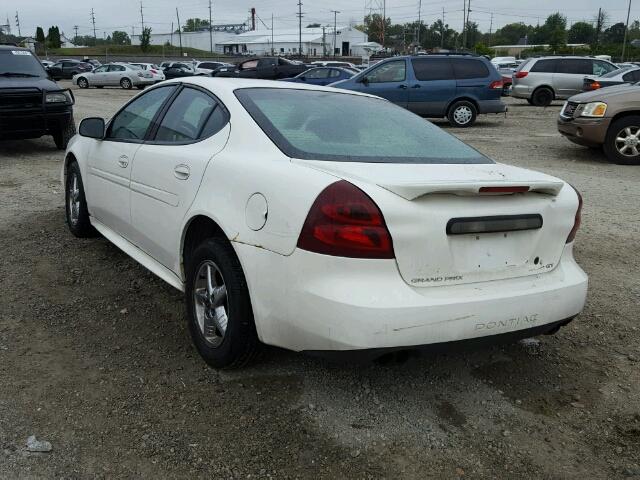 2G2WS522441229862 - 2004 PONTIAC GRAND PRIX WHITE photo 3