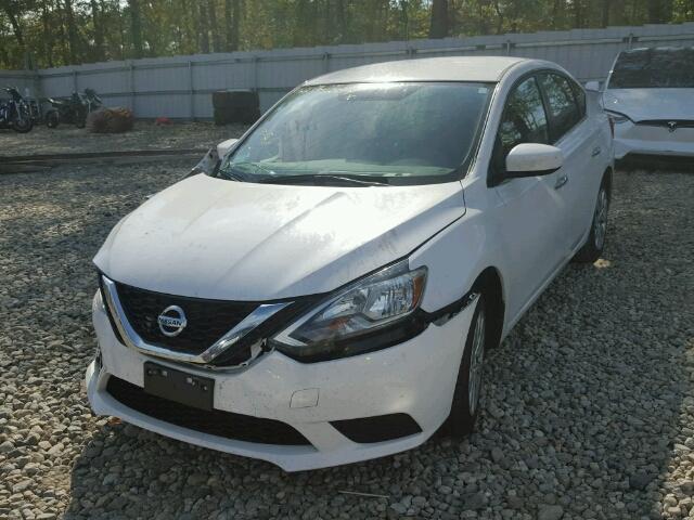 3N1AB7AP3GL682326 - 2016 NISSAN SENTRA WHITE photo 2