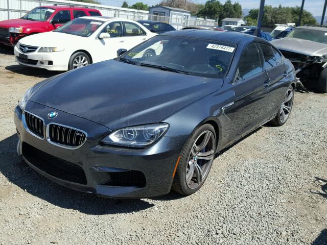 WBS6C9C51EDV73849 - 2014 BMW M6 GRAN CO BLACK photo 2