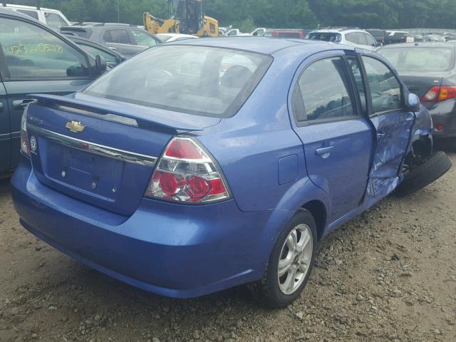 KL1TD566X8B218318 - 2008 CHEVROLET AVEO BASE Mavi fotoğraf 4