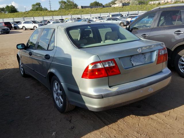 YS3EB49EX23015573 - 2002 SAAB 9-5 LINEAR GREEN photo 3