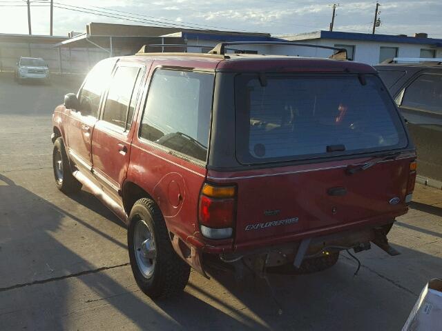 1FMDU32X5SUC08934 - 1995 FORD EXPLORER MAROON photo 3