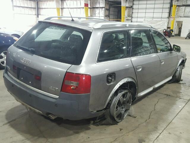 WAUYP64B61N038234 - 2001 AUDI ALLROAD GRAY photo 4