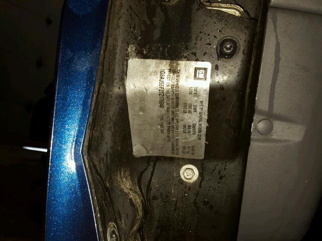 1G8AJ55F27Z178049 - 2007 SATURN ION LEVEL BLUE photo 10