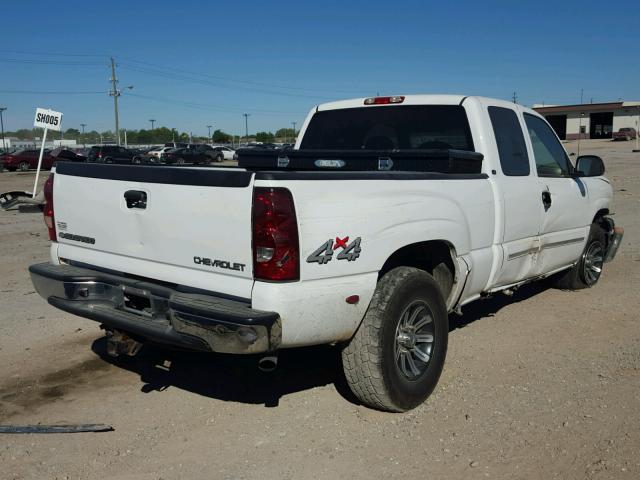 2GCEK19T431375482 - 2003 CHEVROLET SILVERADO WHITE photo 4