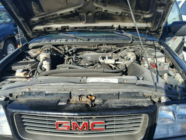 1GKDT13W7X2549129 - 1999 GMC ENVOY BLACK photo 7