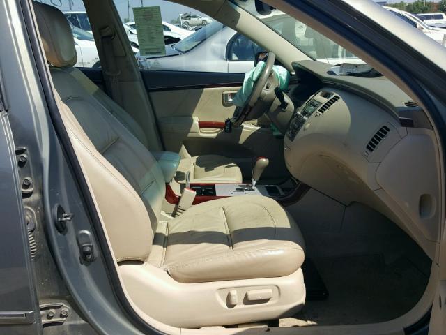 KMHFC46F67A183554 - 2007 HYUNDAI AZERA SE GREEN photo 5