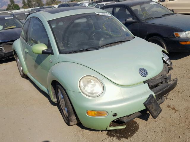 3VWCT21C51M401533 - 2001 VOLKSWAGEN NEW BEETLE 绿色 照片 1
