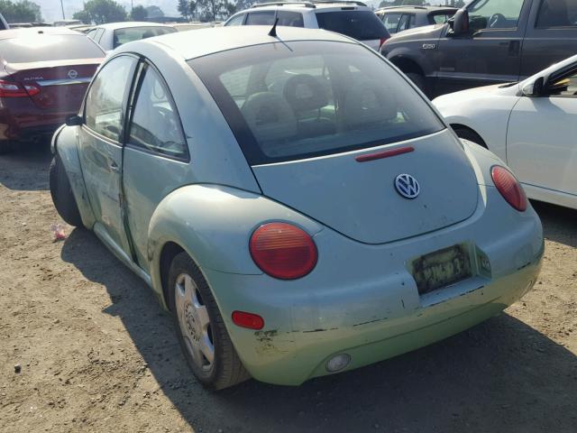 3VWCT21C51M401533 - 2001 VOLKSWAGEN NEW BEETLE 绿色 照片 3