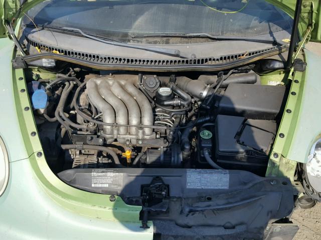3VWCT21C51M401533 - 2001 VOLKSWAGEN NEW BEETLE 绿色 照片 7