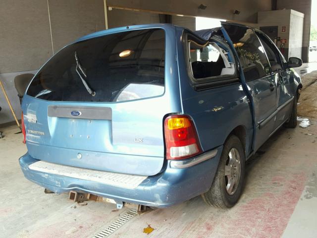 2FMZA50453BB15812 - 2003 FORD WINDSTAR W BLUE photo 4