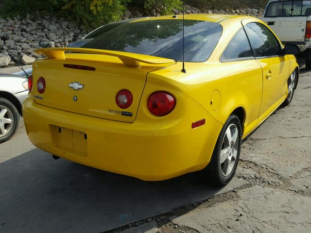 1G1AL18F687307484 - 2008 CHEVROLET COBALT YELLOW photo 3