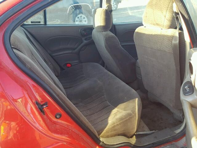 1G2NF52T01M580163 - 2001 PONTIAC GRAND AM S RED photo 6