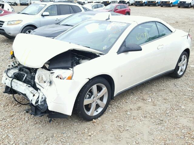 1G2ZH36N284307604 - 2008 PONTIAC G6 GT WHITE photo 2