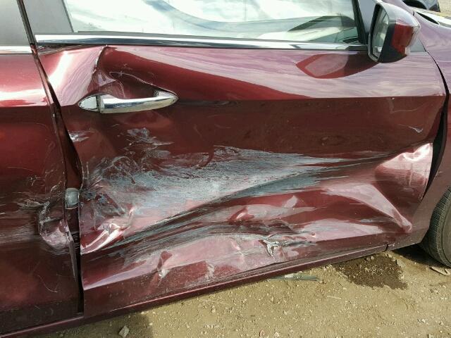 1HGCR2F3XEA134839 - 2014 HONDA ACCORD LX MAROON photo 9