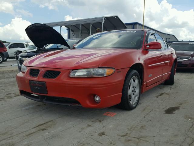 1G2WP5215VF336812 - 1997 PONTIAC GRAND PRIX წითელი ფოტო 2
