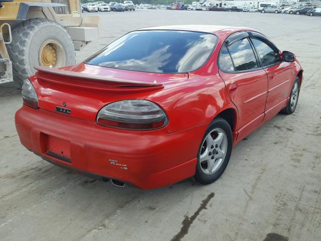 1G2WP5215VF336812 - 1997 PONTIAC GRAND PRIX წითელი ფოტო 4