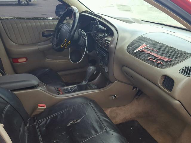 1G2WP5215VF336812 - 1997 PONTIAC GRAND PRIX წითელი ფოტო 5