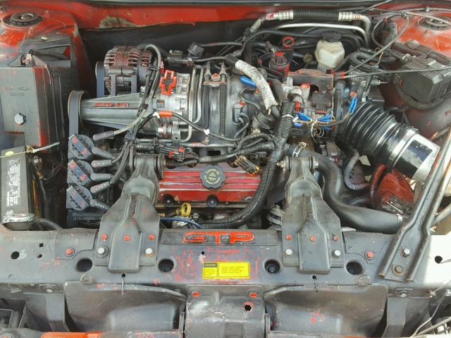 1G2WP5215VF336812 - 1997 PONTIAC GRAND PRIX წითელი ფოტო 7