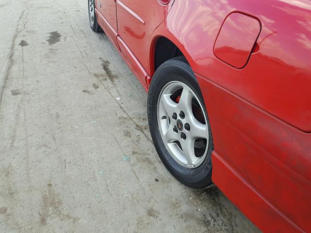 1G2WP5215VF336812 - 1997 PONTIAC GRAND PRIX წითელი ფოტო 9