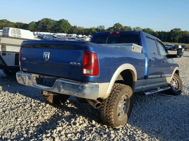 3D7UT2CL3AG145112 - 2010 DODGE RAM 2500 BLUE photo 4