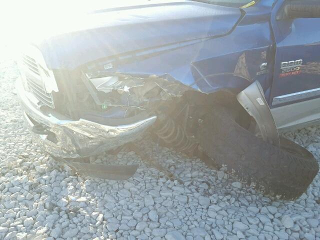 3D7UT2CL3AG145112 - 2010 DODGE RAM 2500 BLUE photo 9