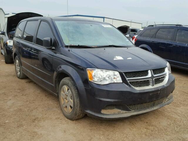 2D4RN4DG1BR614638 - 2011 DODGE GRAND CARA BLACK photo 1