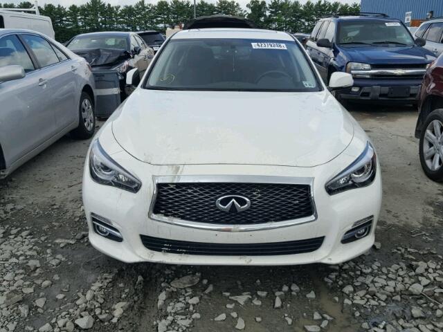 JN1CV7AR8HM681990 - 2017 INFINITI Q50 BASE WHITE photo 9