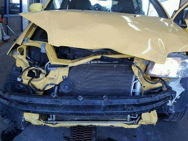 KL1TG62625B333106 - 2005 CHEVROLET AVEO LT YELLOW photo 7