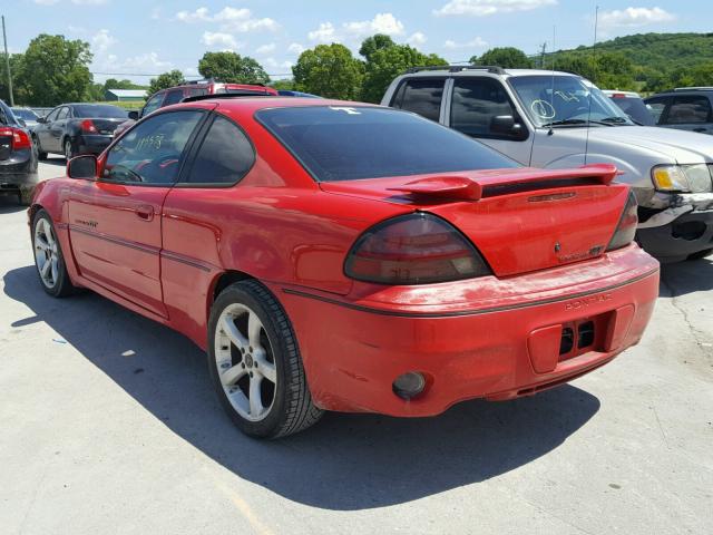 1G2NW12E11M653891 - 2001 PONTIAC GRAND AM G RED photo 3