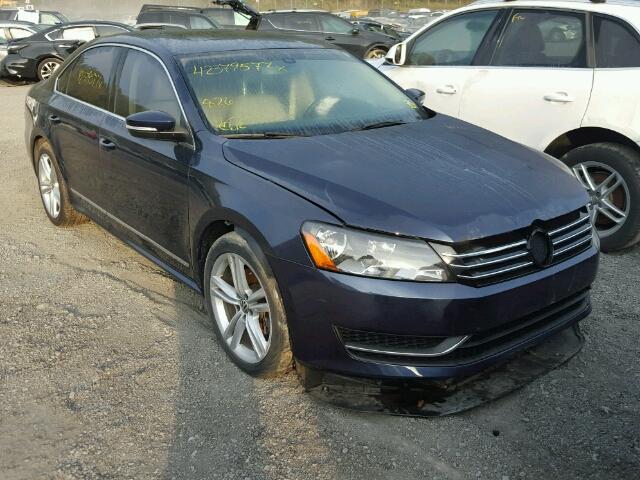 1VWBN7A32DC059595 - 2013 VOLKSWAGEN PASSAT BLUE photo 1