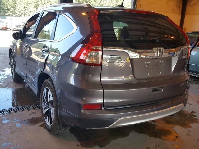 5J6RM4H91GL036675 - 2016 HONDA CR-V TOURI GRAY photo 3