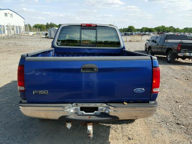 1FTDX1760VKC83881 - 1997 FORD F150 BLUE photo 10