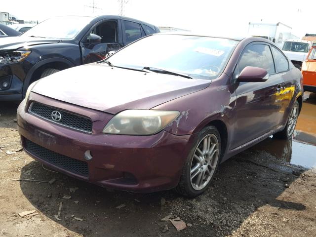 JTKDE177850013204 - 2005 TOYOTA SCION TC PURPLE photo 2