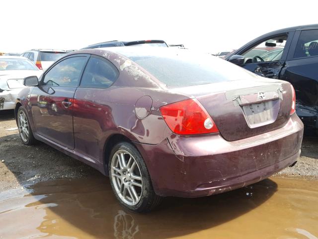 JTKDE177850013204 - 2005 TOYOTA SCION TC 紫色 照片 3