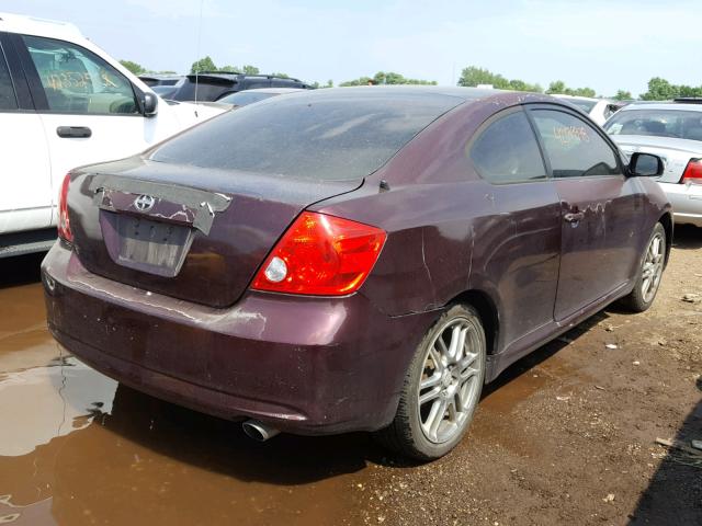 JTKDE177850013204 - 2005 TOYOTA SCION TC 紫色 照片 4