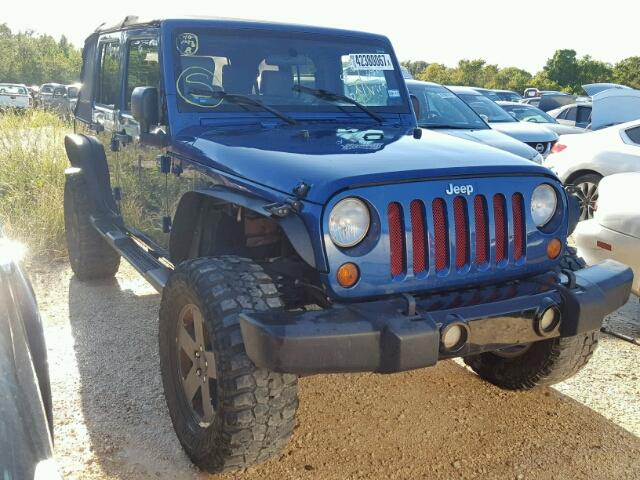 1J8GA59179L732165 - 2009 JEEP WRANGLER U BLUE photo 1