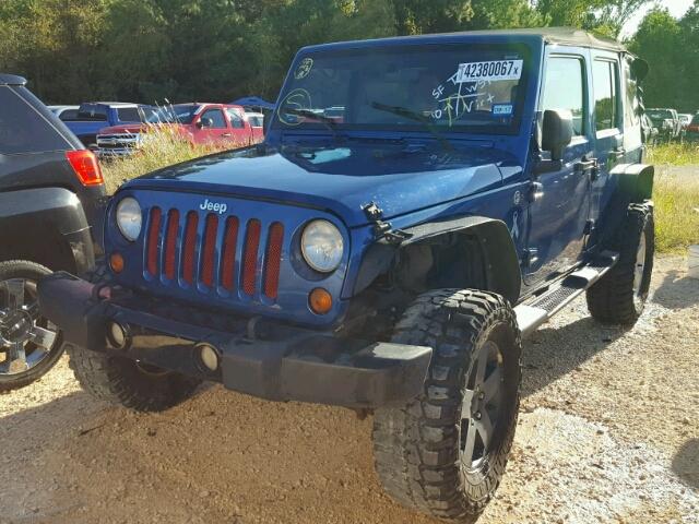 1J8GA59179L732165 - 2009 JEEP WRANGLER U BLUE photo 2