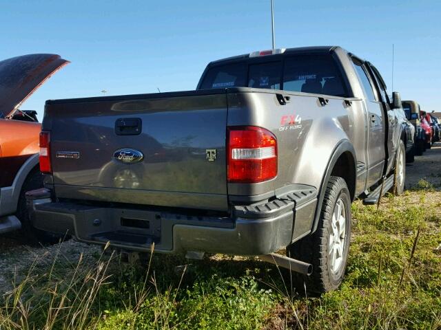 1FTPW04516KC90457 - 2006 FORD F150 GRAY photo 4