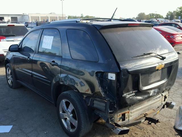 2CNDL937086061062 - 2008 CHEVROLET EQUINOX SP BLACK photo 3