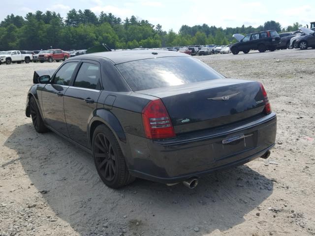 2C3LA73W27H635492 - 2007 CHRYSLER 300C SRT-8 BLACK photo 3