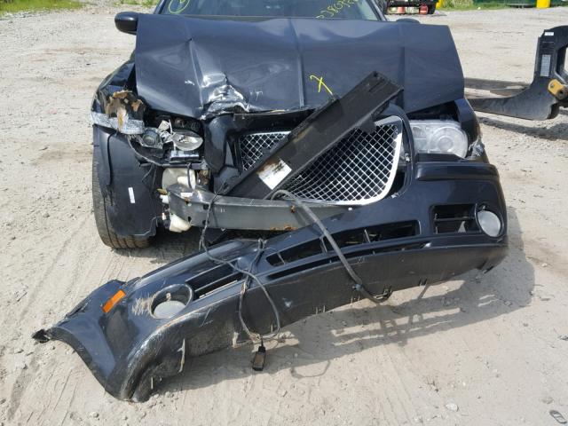 2C3LA73W27H635492 - 2007 CHRYSLER 300C SRT-8 BLACK photo 9