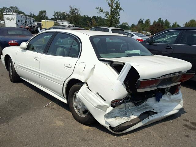 1G4HP54K414161691 - 2001 BUICK LESABRE CU WHITE photo 3