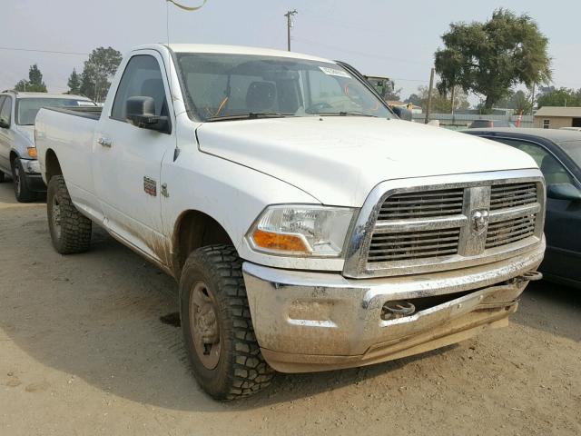 3C6LD5BL4CG105167 - 2012 DODGE RAM 2500 S WHITE photo 1