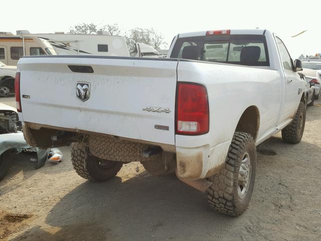 3C6LD5BL4CG105167 - 2012 DODGE RAM 2500 S WHITE photo 4